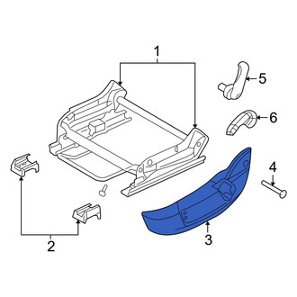 Dodge OE - Front Right Inner Seat Trim Panel