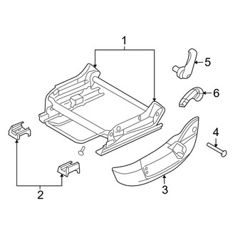 Dodge OE - Seats & Tracks - Tracks & Components (Passenger Side)