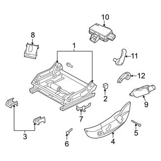 Dodge OE - Seats & Tracks - Tracks & Components (Driver Side)
