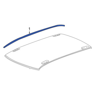 Dodge OE - Left Roof Molding