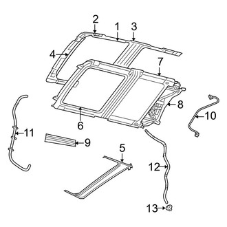 Dodge OE - Roof - Sunroof