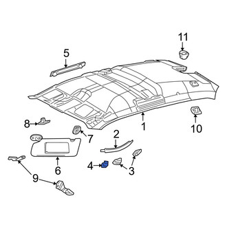 Dodge OE - Rear Interior Grab Bar Spacer