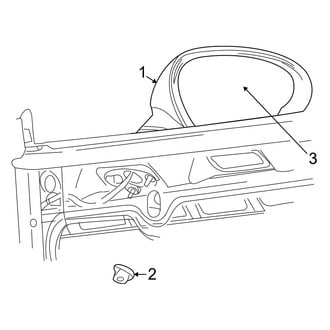 Dodge OE - Door - Outside Mirrors