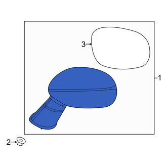 Dodge OE - Front Left Door Mirror