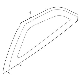 Dodge OE - Quarter Panel - Glass