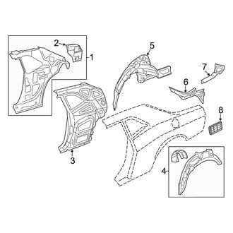Dodge OE - Quarter Panel - Inner Structure