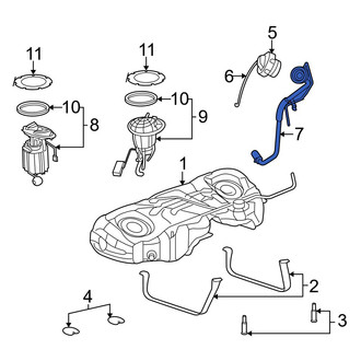 Dodge OE - Fuel Tank Filler Neck