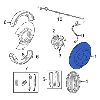 Dodge OE - Rear Disc Brake Rotor