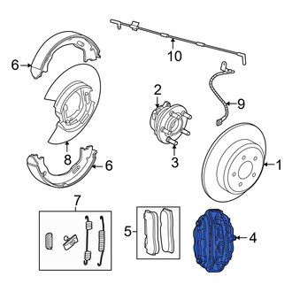 Dodge OE - Rear Left Disc Brake Caliper