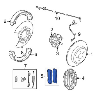 Dodge OE - Rear Disc Brake Pad Set