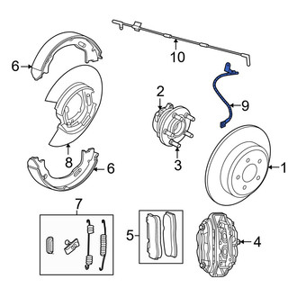 Dodge OE - Rear Left Brake Hydraulic Hose
