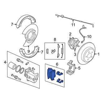 Dodge OE - Rear Disc Brake Pad Set