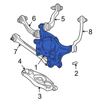 Dodge OE - Rear Left Suspension Knuckle