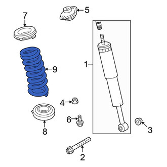 Dodge OE - Rear Coil Spring