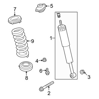 Dodge OE - Rear Suspension - Shocks & Components