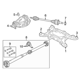 Dodge OE - Rear Suspension - Axle & Differential