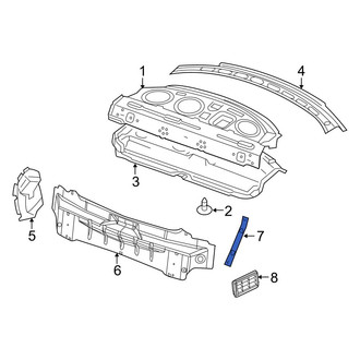 Dodge OE - Left Rear Body Panel Bracket