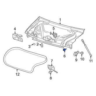 Dodge OE - Deck Lid Latch Bolt