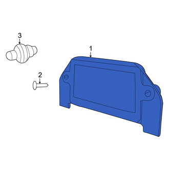 Dodge OE - Rear License Plate Light Assembly