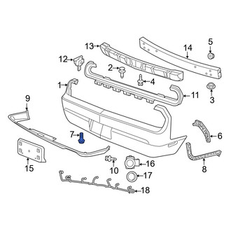Dodge OE - Bumper Cover Screw
