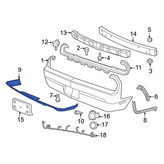 Dodge OE - Rear Lower Valance Panel