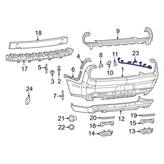 Dodge OE - Rear Parking Aid System Wiring Harness