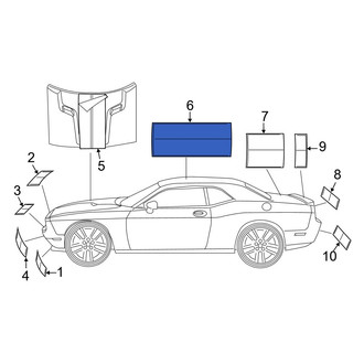 Dodge OE - Roof Decal