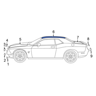 Dodge OE - Roof Decal