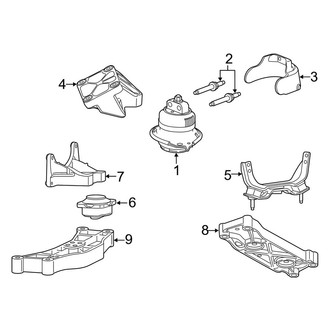 Dodge OE - Engine & Transmission Mounting (6.2L)