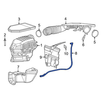 Dodge OE - PCV Valve Hose