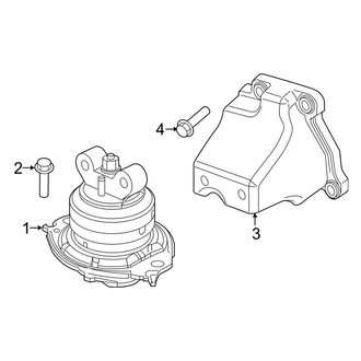 Dodge OE - Engine & Transmission Mounting (AWD 3.6L)