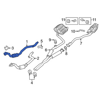 Dodge OE - Right Catalytic Converter