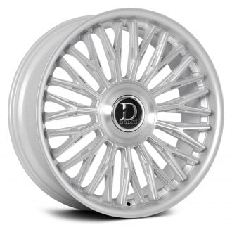 DOLCE LUXURY WHEELS® - LUSSO Gloss Silver with Brushed Face and SS Lip