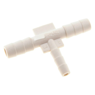 Dorman® - Hard Vacuum Tubing Connectors (T-Piece, White Plastic, 3/16" x 1/8" x 3/16", 2 pcs)