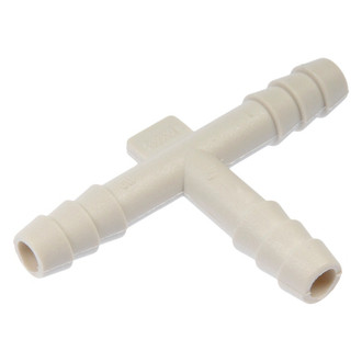 Dorman® - Hard Vacuum Tubing Connectors (T-Piece, White Plastic, 1/4" x 1/4" x 1/4", 2 pcs)