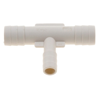 Dorman® - Hard Vacuum Tubing Connector (T-Piece, White Plastic, 3/8" x 3/8" x 1/4", 1 pc)
