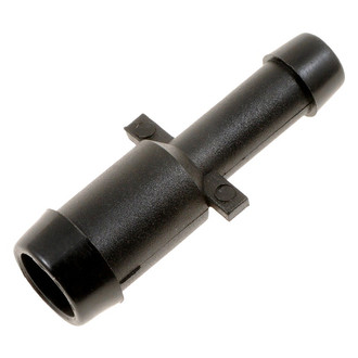 Dorman® - Hard Vacuum Tubing Connectors (Straight, Black Plastic, 3/8" x 1/4", 10 pcs)