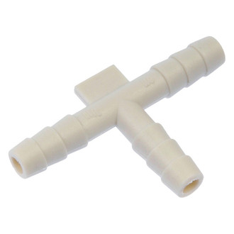 Dorman® - Hard Vacuum Tubing Connectors (T-Piece, White Plastic, 3/16" x 3/16" x 3/16", 10 pcs)