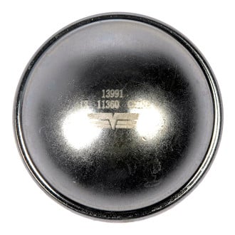 Dorman® - HELP™ Rear Driver or Passenger Side Silver Wheel Bearing Dust Cap