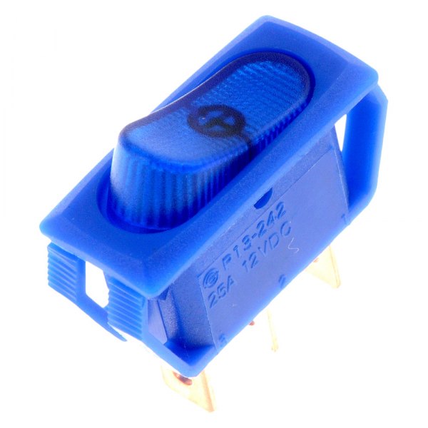 Dorman® - Rectangular 25 Amp Rocker Full Glow with Blue Body