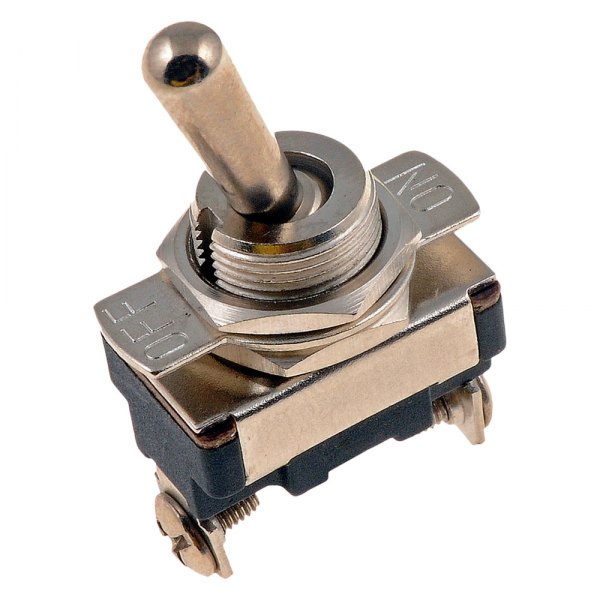 Dorman® - 20 Amp Brass On-Off Function Metal Bat Toggle with Screw Terminals