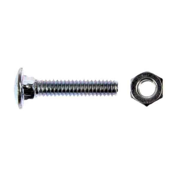Dorman® - Carriage Bolts with Nuts (Grade 2 Steel, 1/4-20 x 4-1/2'', 25 pcs in Box)