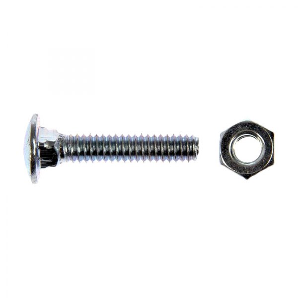 Dorman® - Carriage Bolts with Nuts (Grade 2 Steel, 3/8-16 x 1'', 50 pcs in Box)