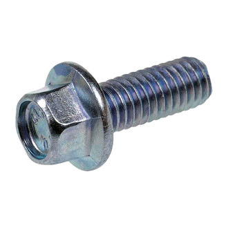 Dorman® - Flanged Hex Cap Screw (Class 10.9 Steel, Chrome, M6-1.0 x 16mm, 10 pcs in Box)
