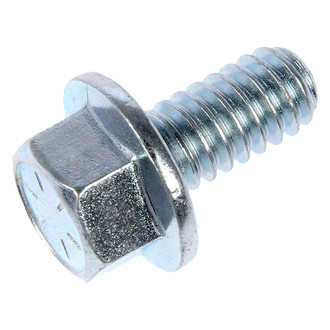 Dorman® - Flanged Hex Cap Screw (Grade 8 Steel, Stainless Steel, 1/4"-20 x 1/2", 4 pcs in Clamshell)