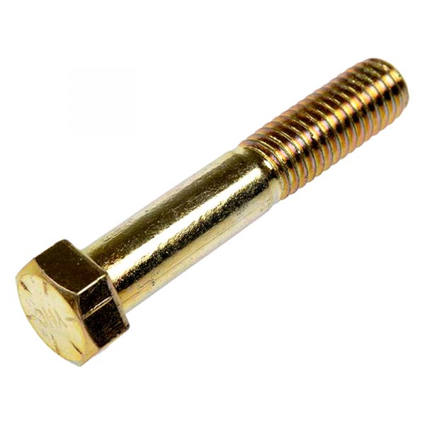 Dorman® - Hex Cap Screw (Grade 8 Steel, Zinc Yellow, 7/16-14 x 2-1/2'', 1 pce in Clamshell)