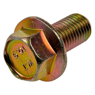Dorman® - Flanged Hex Cap Screw (Class 10.9 Steel, Zinc Yellow, M10-1.5 x 20mm, 4 pcs in Clamshell)