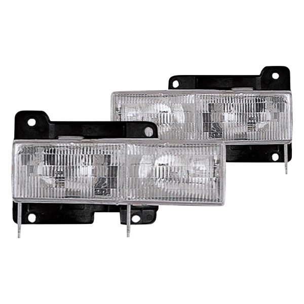 Dorman® - Driver and Passenger Side Replacement Headlights, Cadillac Escalade