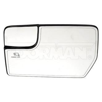 Dorman® - HELP™ Driver Side Power View Mirror Glass (Heated, Non-Foldaway)