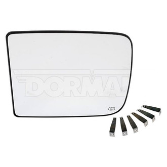 Dorman® - HELP™ Driver Side Power Mirror Glass (Heated, Foldaway)